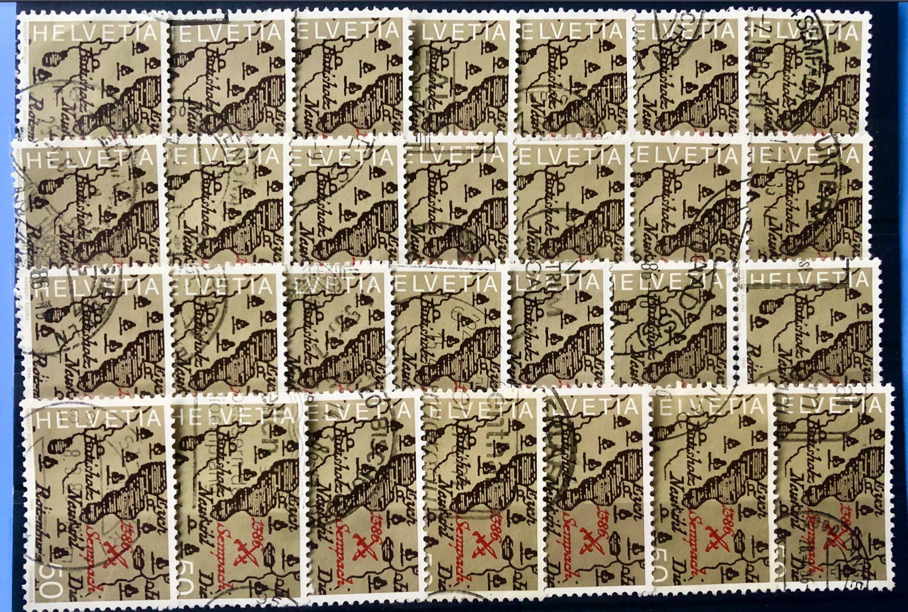 Tutti i francobolli: Nr.721 mit Stempel    – Usato da Aarau venduto da Billa007