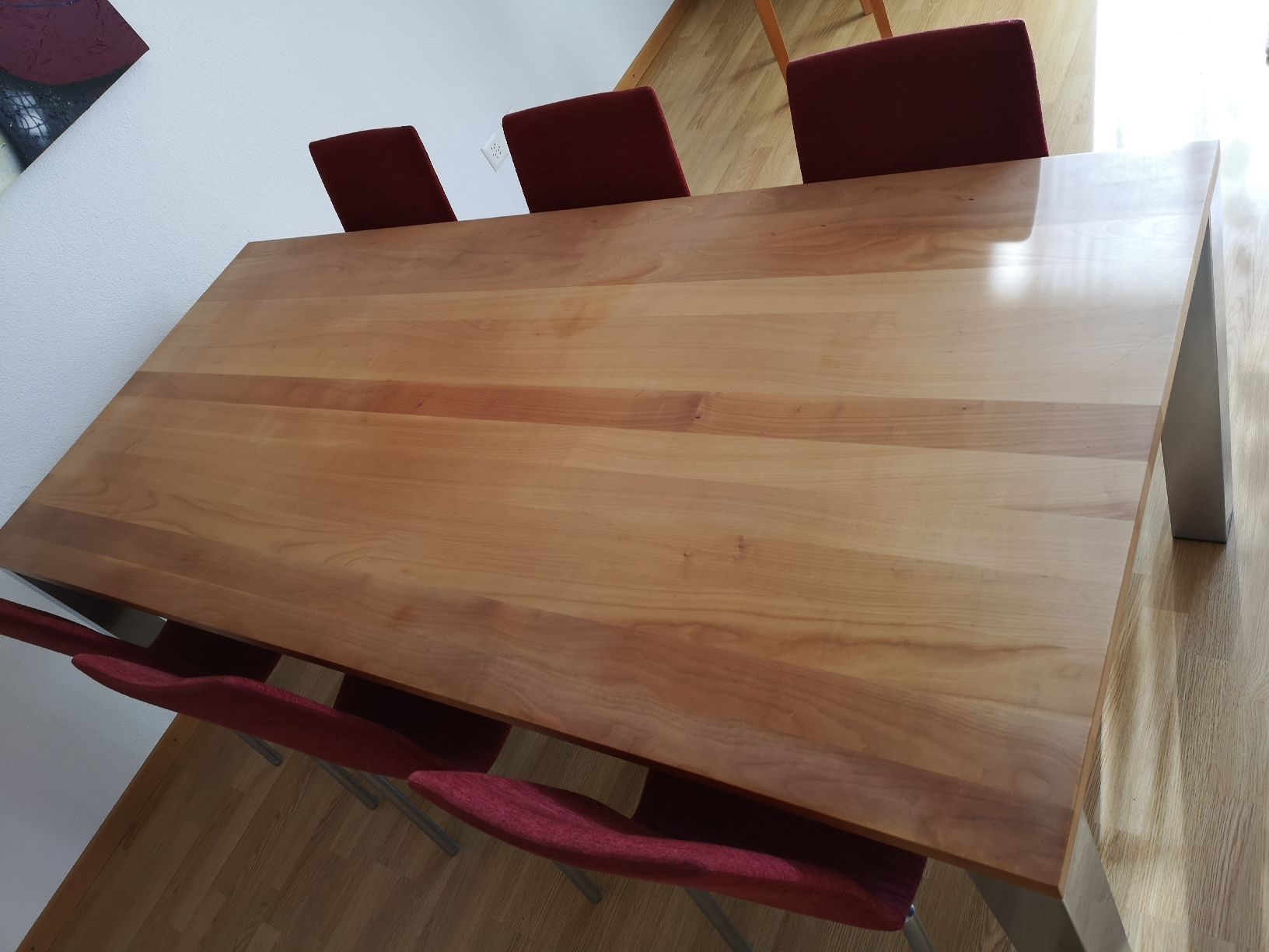 Willisau Set di tavolo e panche: Esstisch Kirschbaum, 6 Stühle Willisau – Usato da Berneck venduto da Schlings 3