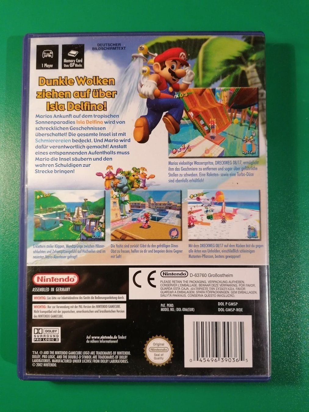 Giochi: Super Mario Sunshine (DE) - Nintendo GameCube – Usato da Grindelwald venduto da lego9 1