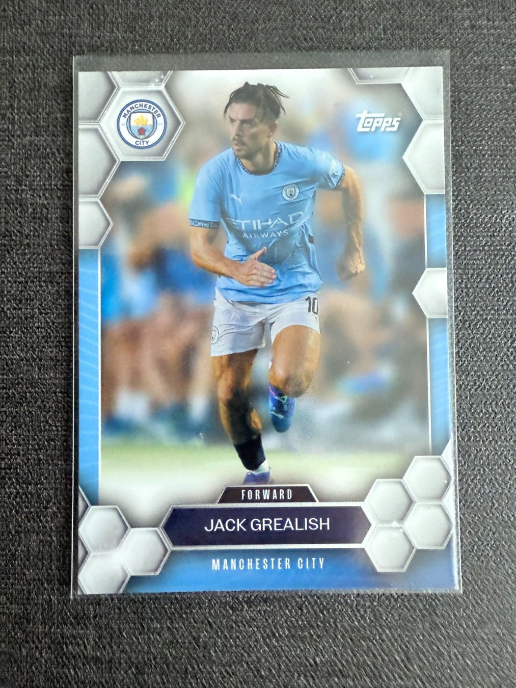 Topps Carte collezionabili: Topps Jack Grealish Manchester City – Usato da Burgdorf venduto da Sports_Cards_3400