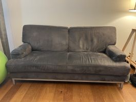 2,5-Sitzer Sofa, grau