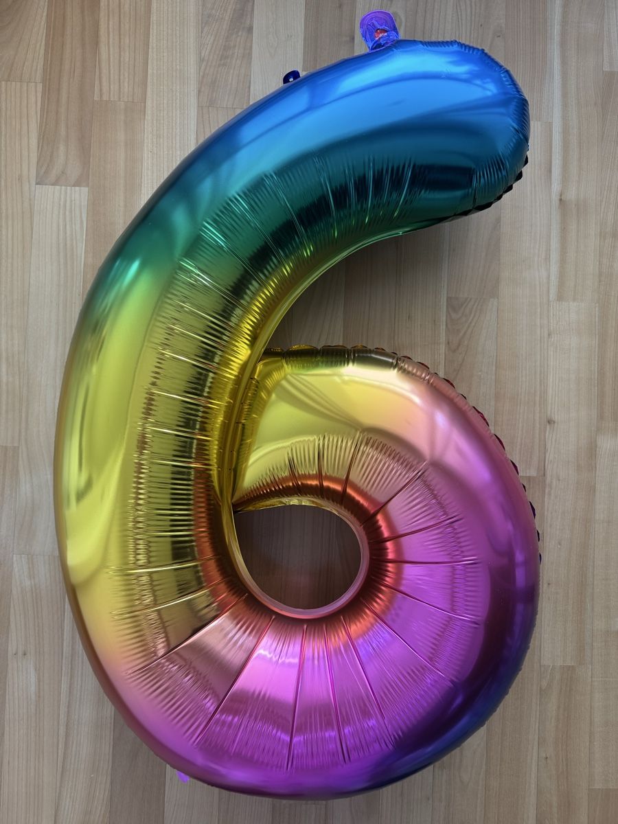 Tutte le decorazioni: Geburtstagsparty Ballon Zahl 6 oder 9 80x50cm – Usato da Baar venduto da man_8syd