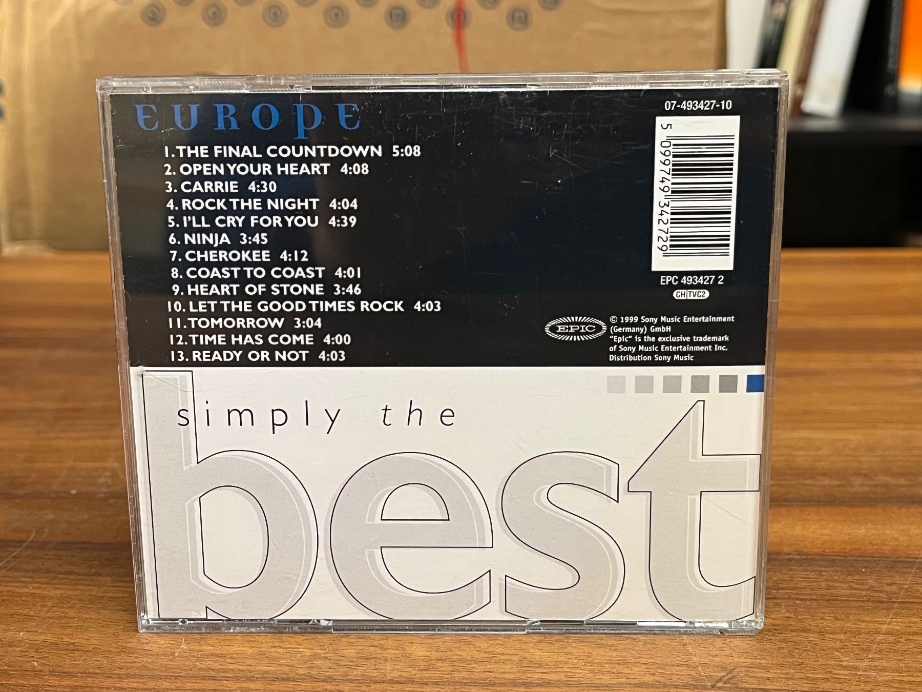 CD: Europe - Simply The Best - RA11D – Usato da Küsnacht ZH venduto da Jazztilldawn 1