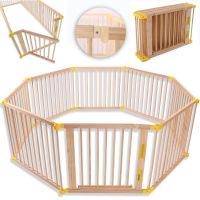KIDUKU Laufgitter inkl. Tür Baby 7,2M