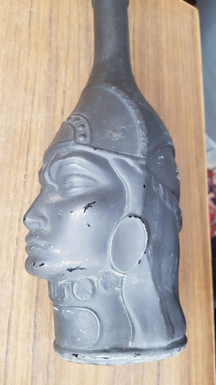 Bottiglie: Flasche Kopf antik – Usato da Mörschwil venduto da antiksalon 8