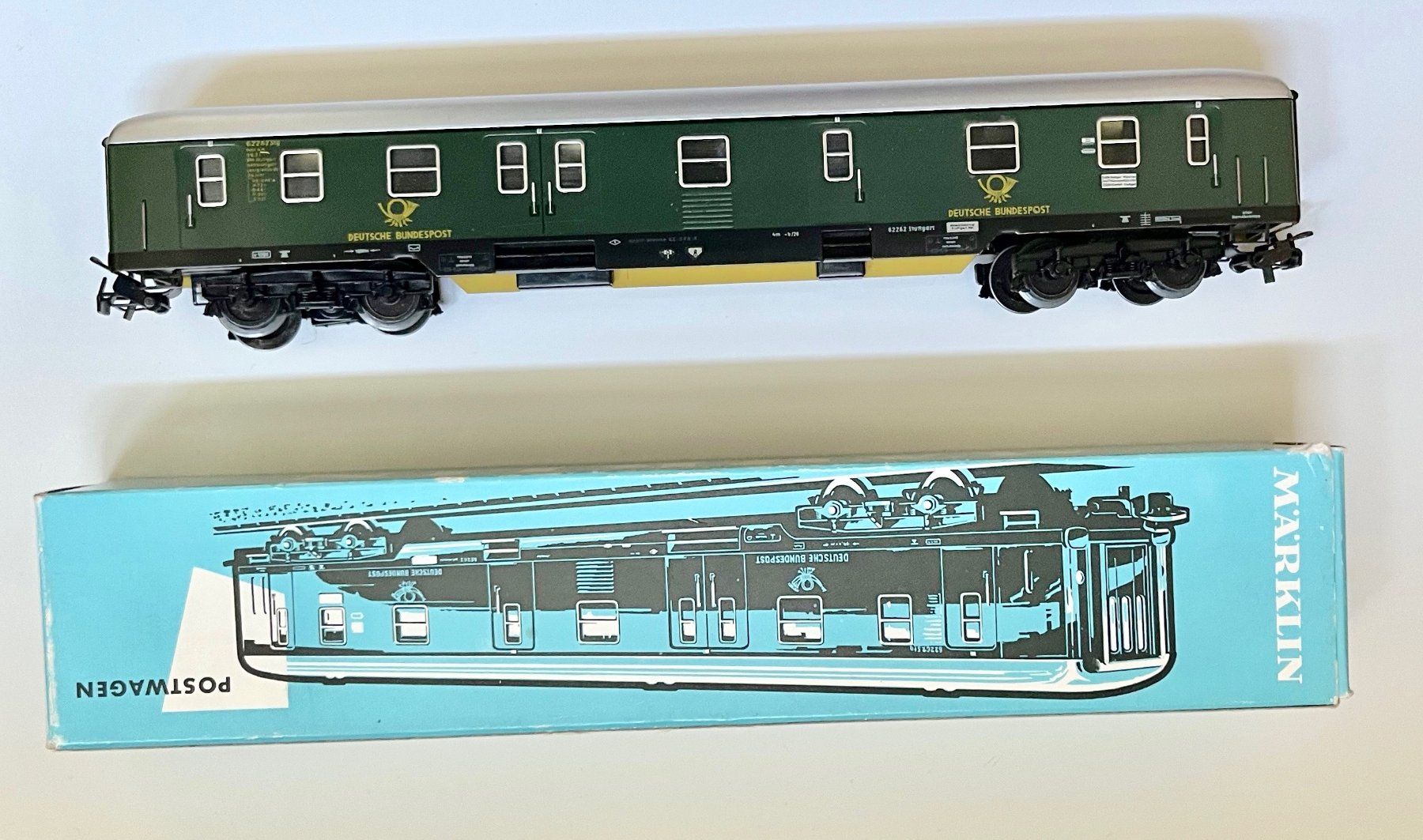 Märklin Modellini di ferrovie: Märklin 4047 Postwagen von 1968 – Usato da Bleiken venduto da hbw45 2