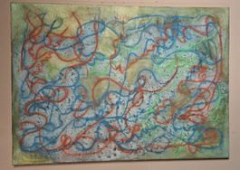 Gemälde " Verbundenheit " handmade 50×70