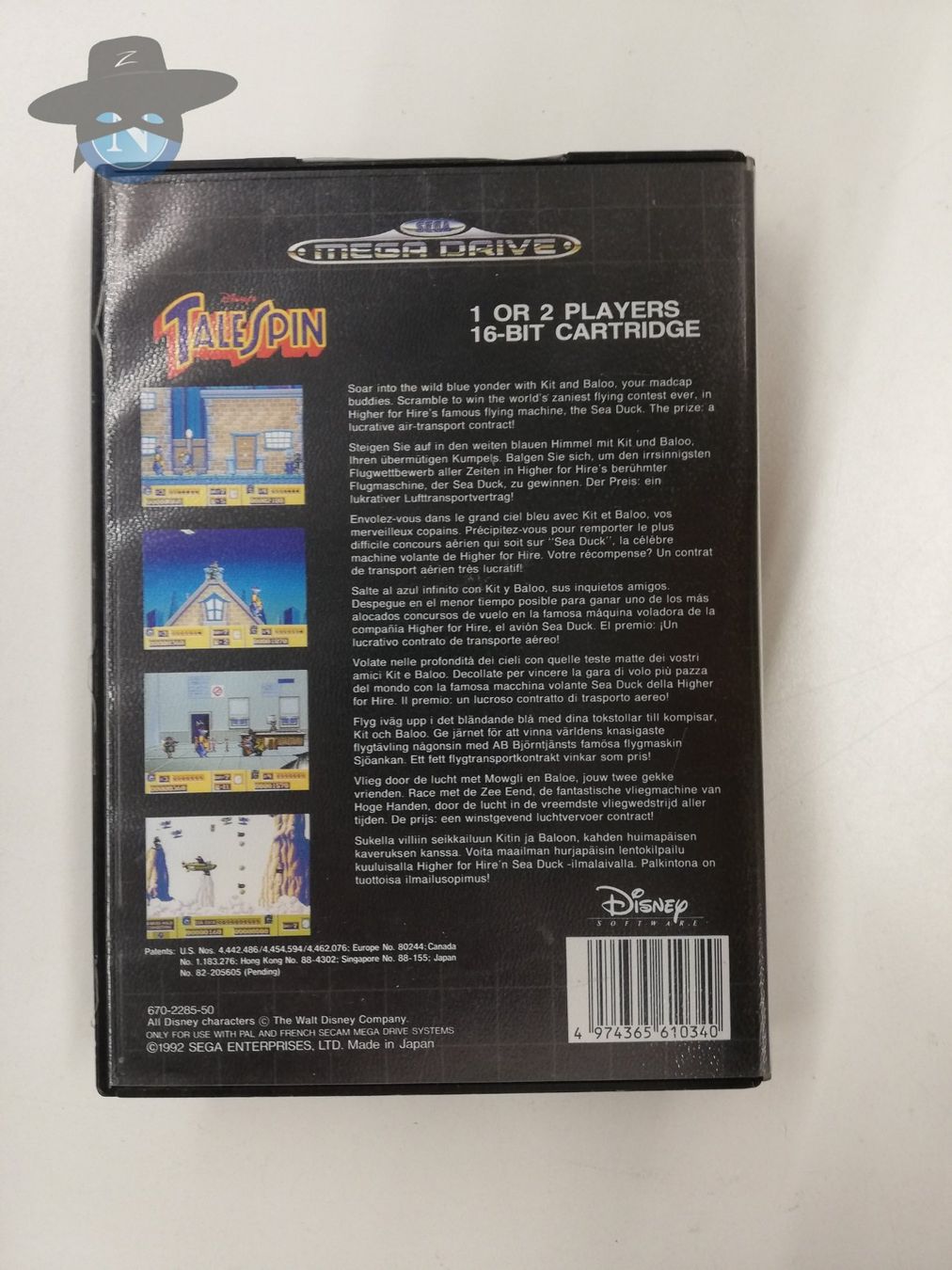 Sega Giochi: Talespin / Sega Mega Drive / MD – Usato da St. Gallen venduto da zorro_dc 1