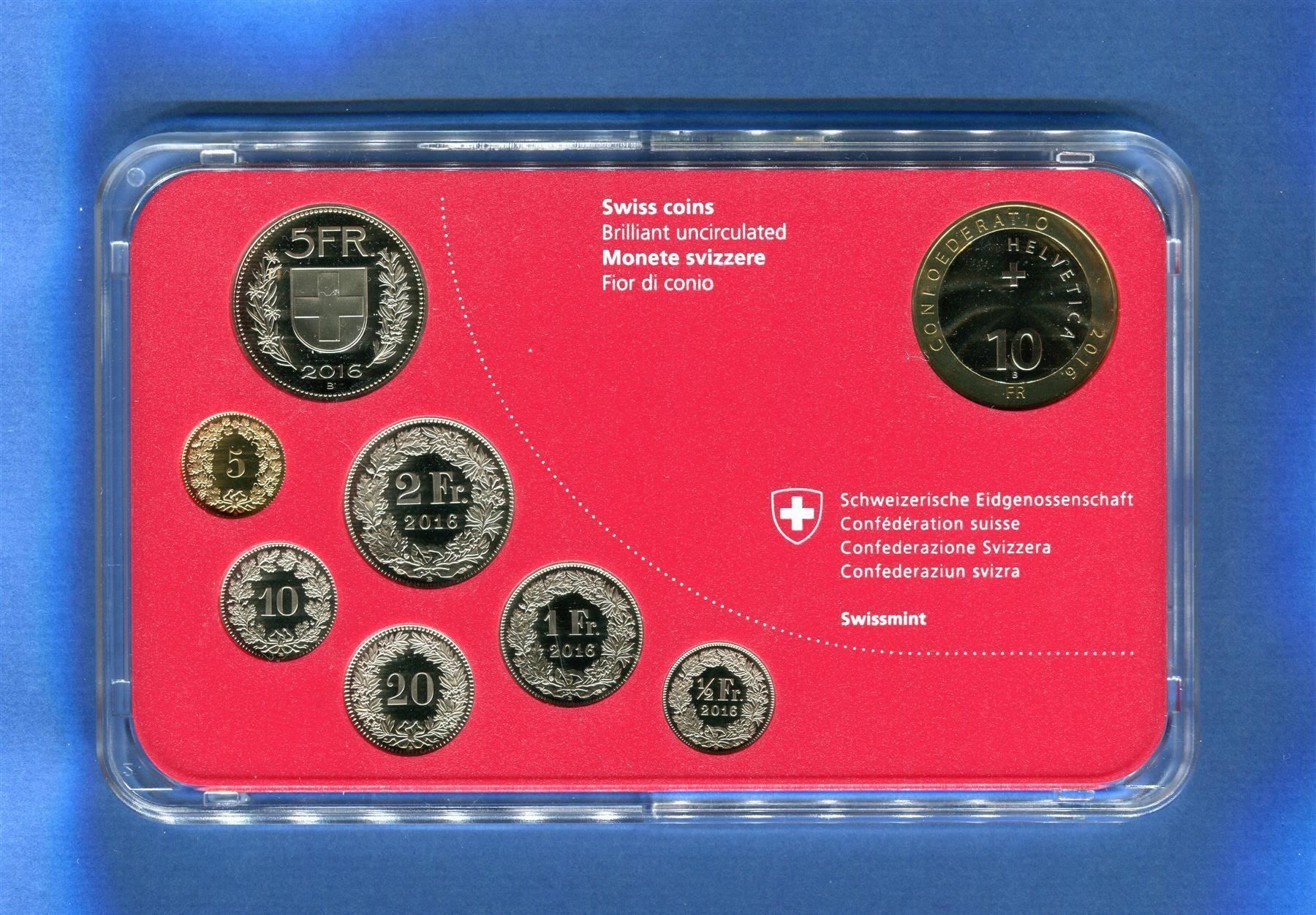 Tutti le monete: (1467) Münzsatz 2016 Stgl imSchutzkarton – Usato da Rüthi (Rheintal) venduto da erdnuessli1 2