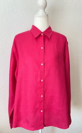 Lauren Ralph Lauren Hemdbluse aus Leinen Grösse XL