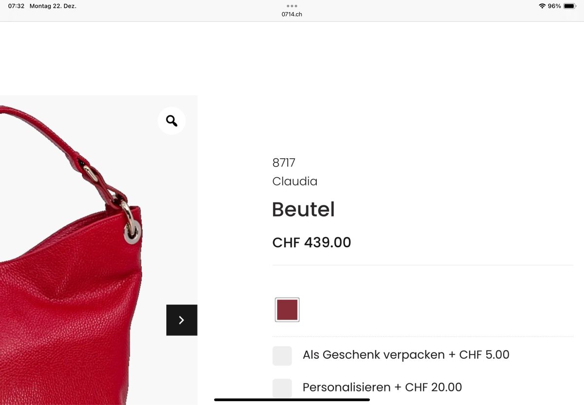 07 14 Borse da donna: 0714 Tasche Claudia – Usato da Schaffhausen venduto da christamawe 8