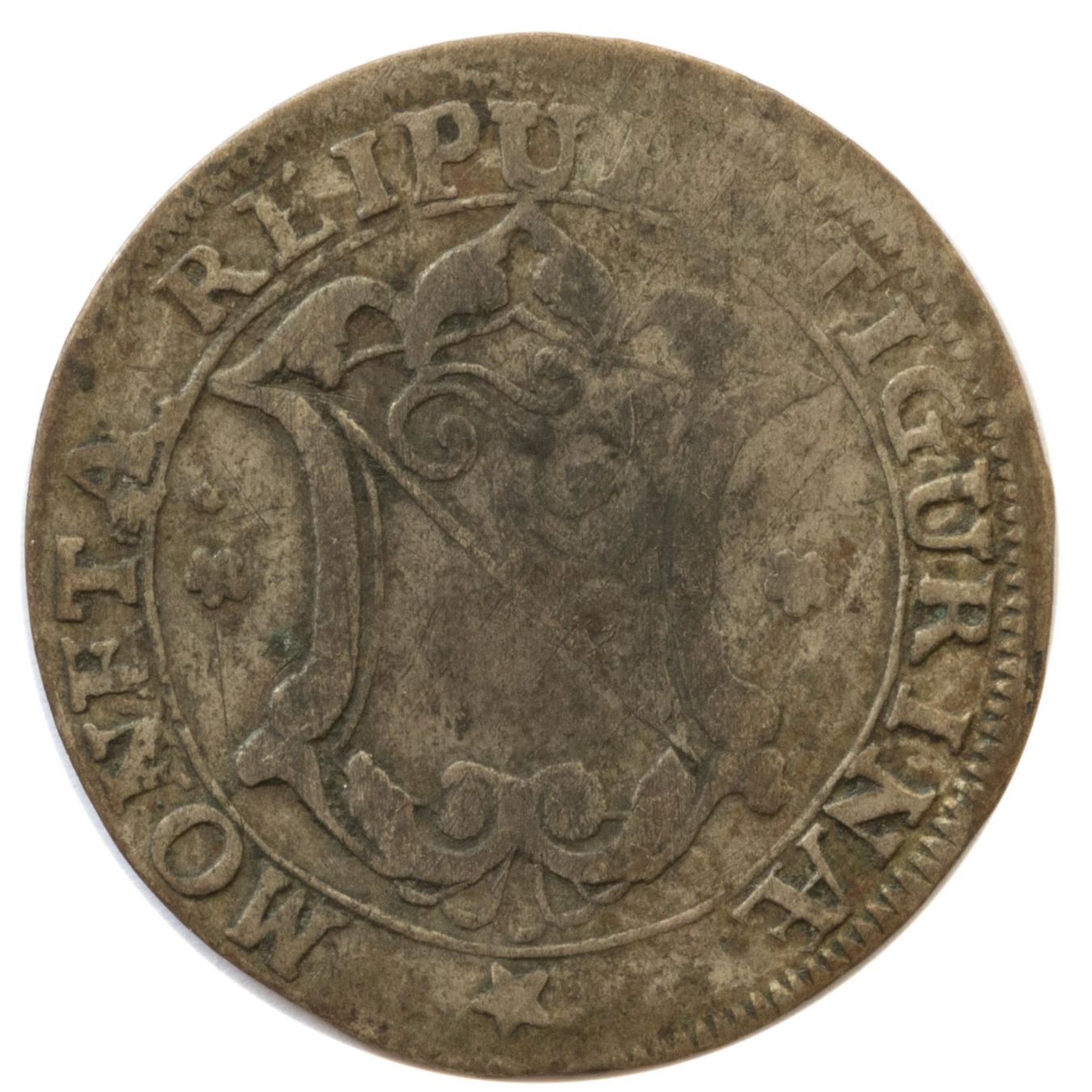 Alle Münzen: Zürich 10 Schilling 1747 Silber – Gebraucht aus Rotkreuz von Swiss-Coins