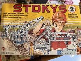 Stokys 2 Grundkasten Metal-construction Toy