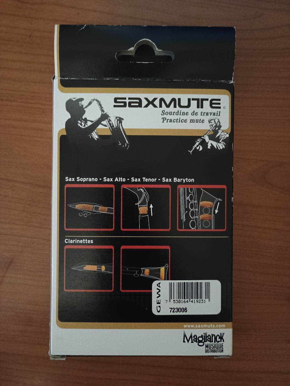 Musikinstrumente: Sourdine pour saxophone ténor – Gebraucht aus Peseux von Cantillo 1