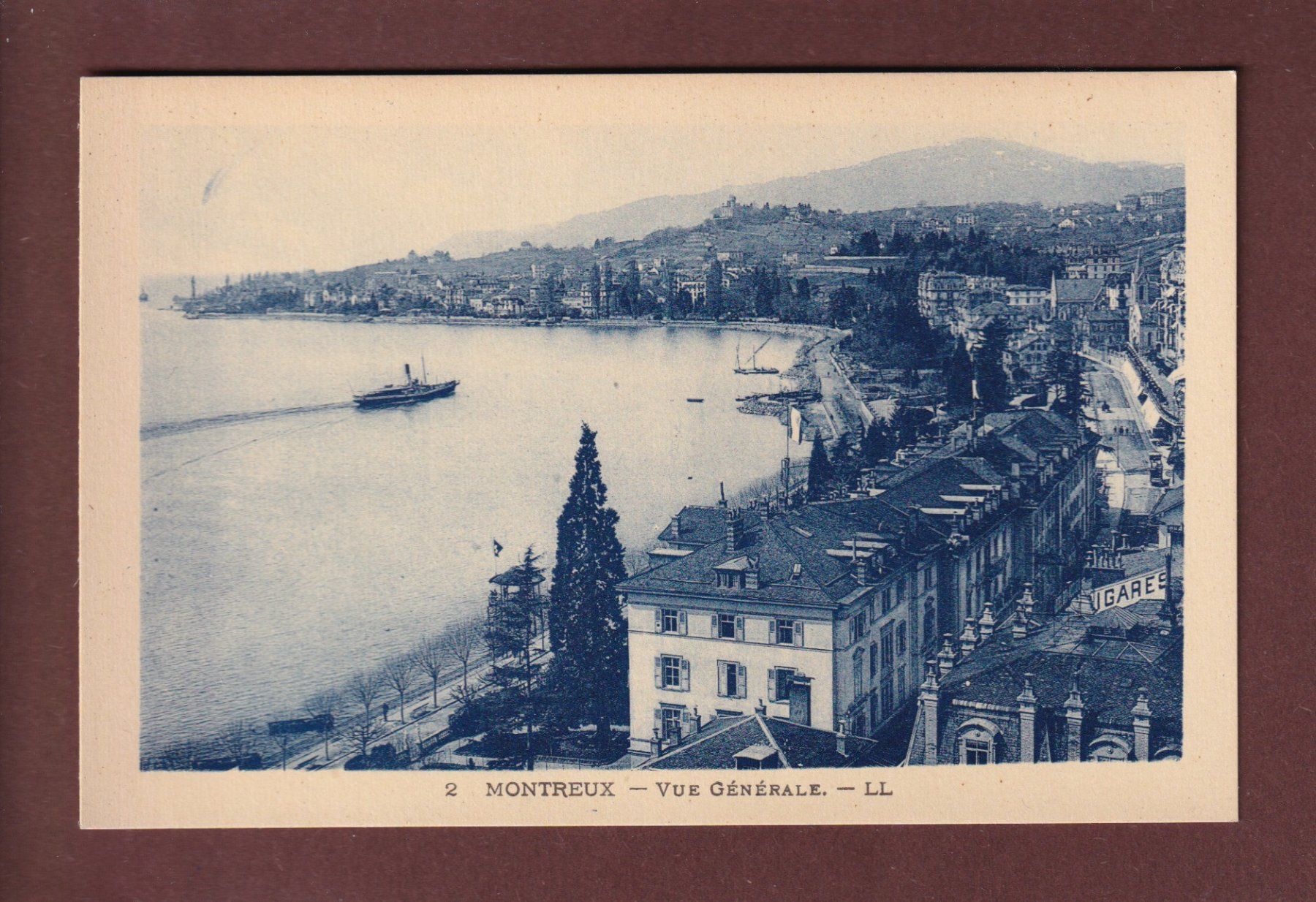 Cartoline postali: MONTREUX - Quai – Usato da Pully venduto da nicecards