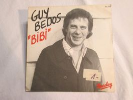 Disque vinyle Guy Bedos "Bibi" 45t vintage