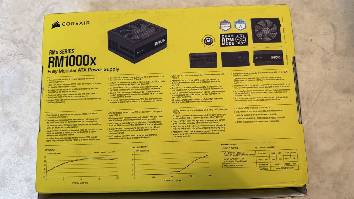 Corsair Elektronikbauteil: Corsair RM1000x Netzteil – Gebraucht aus Zürich von Gabiii 4