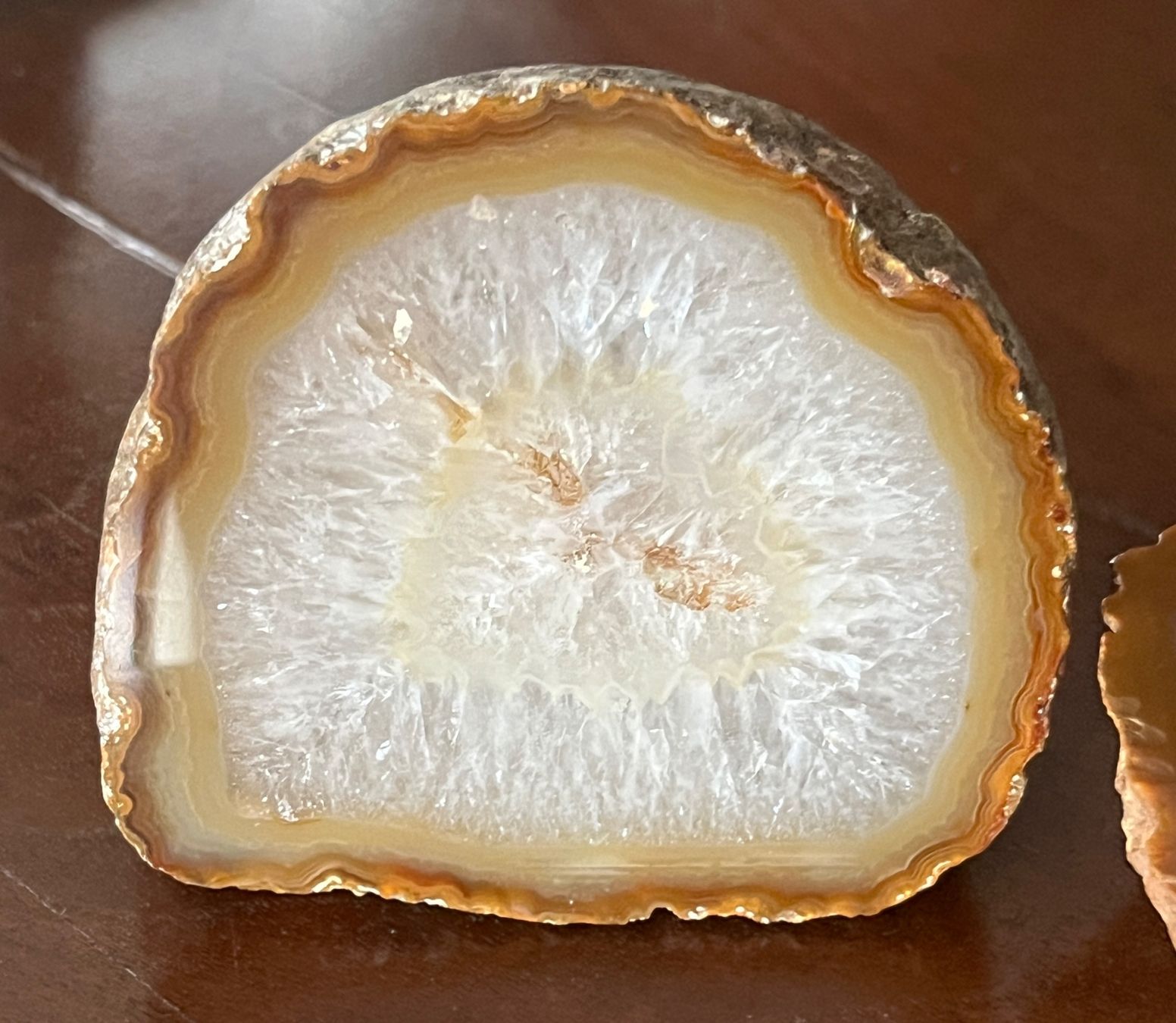 Minerali & Pietre curative: Dekorative Achat-Scheibe / Schale, wunderschön! – Usato da Stetten AG venduto da Brissago25 2
