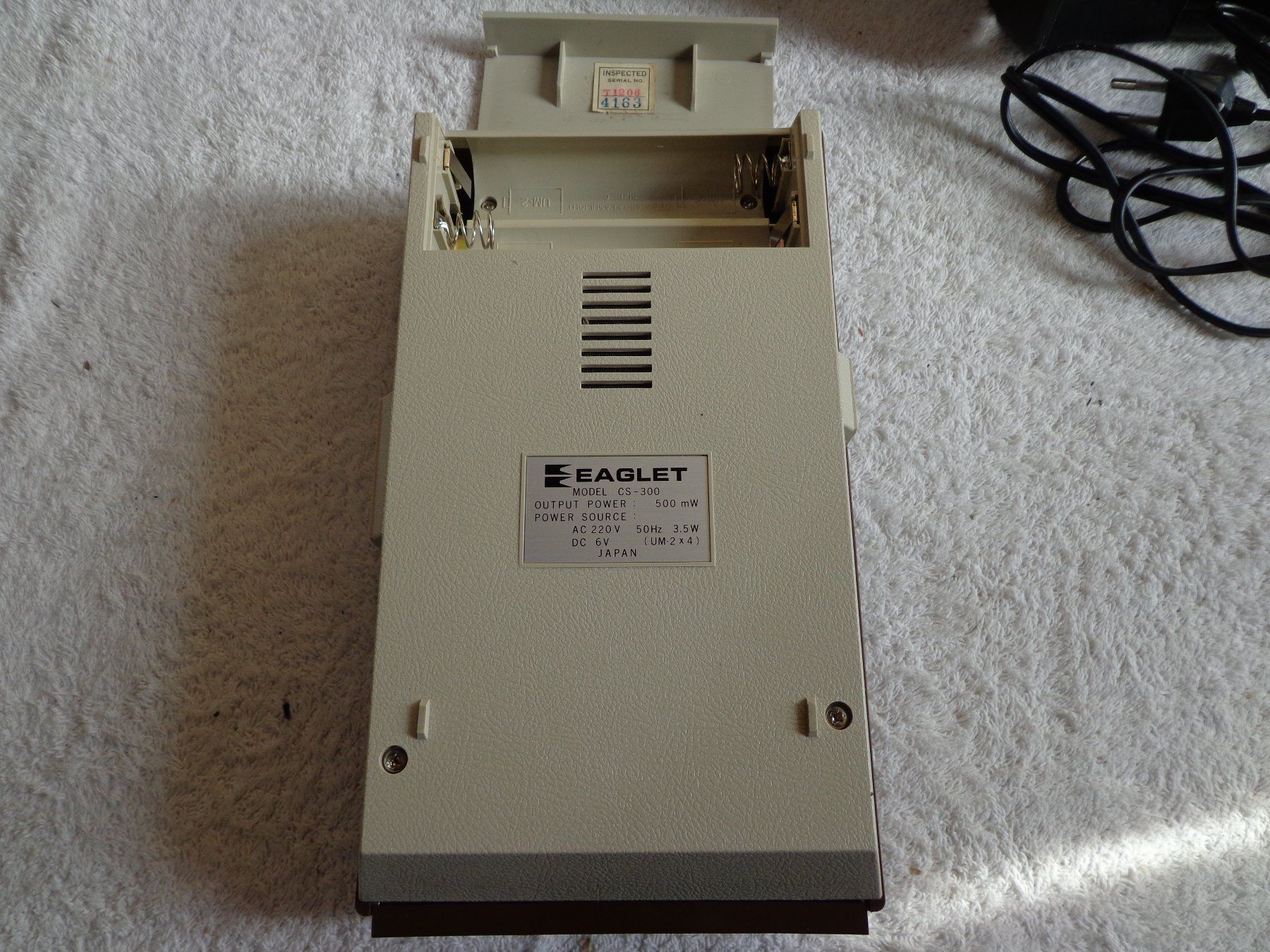 Aufnahmegeräte: Eaglet Cassette Recorder Solid State mit Zubehöre – Neu (gemäss Beschreibung) aus Ligornetto von Faffarel 4