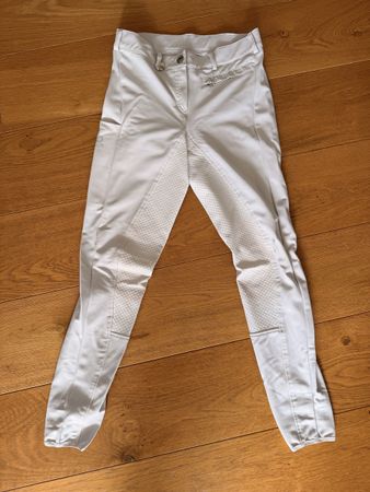 Reithose weiss Vollbesatz Pikeur 