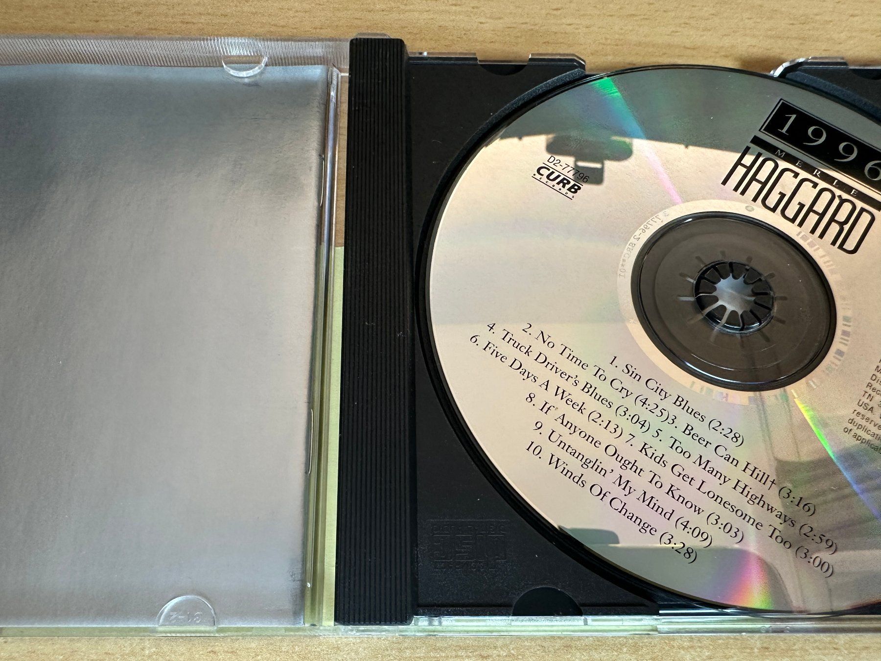 CD: Merle Haggard – 1996 – Usato da Rikon im Tösstal venduto da Alpenmutz 2