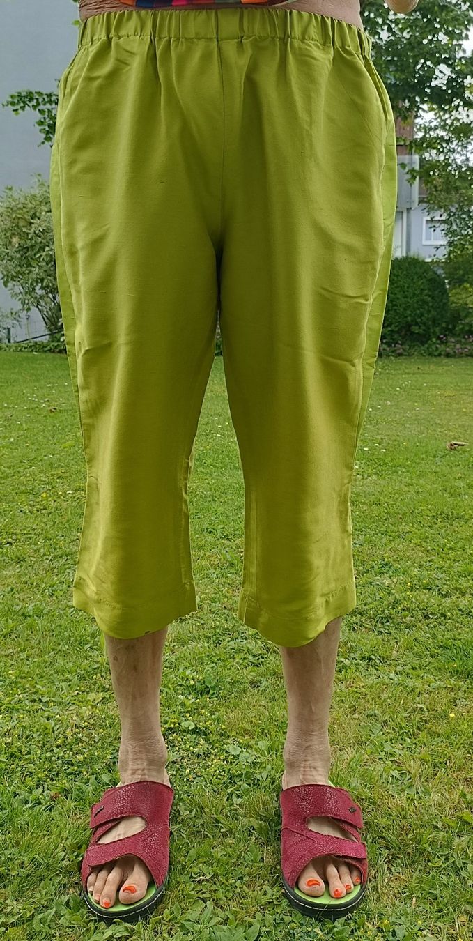 Hosen: Seidenhose Capri Damen Grün – Neu (gemäss Beschreibung) aus Horn von sonjamenzi 6