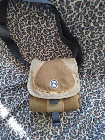 Kameratasche Crumpler braun beige guter Zustand