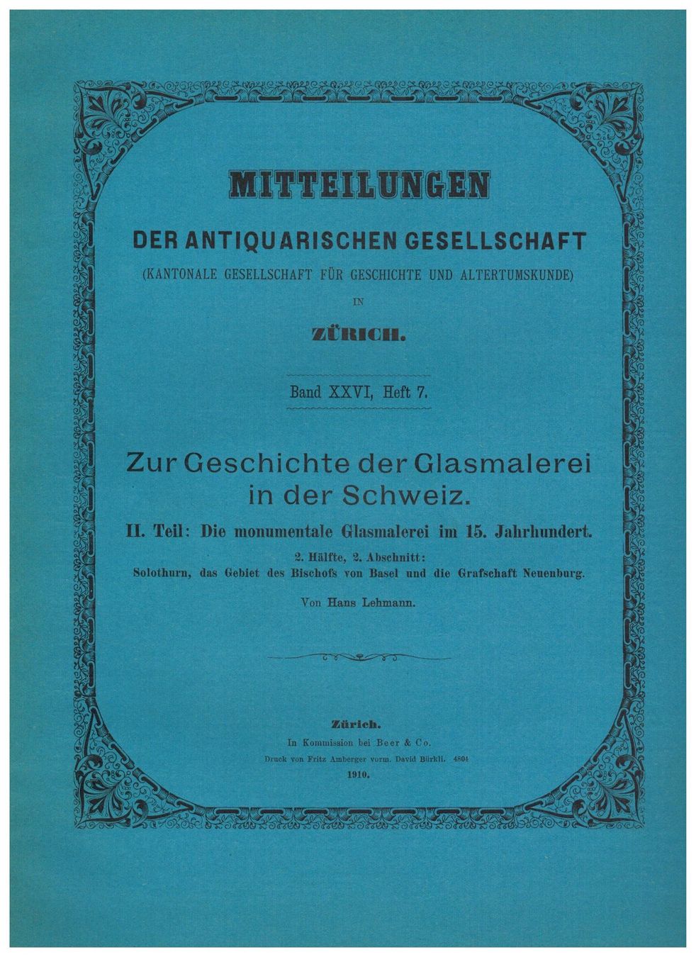 Libri: Geschichte der Glasmalerei in der Schweiz – Nuovo (secondo la descrizione) da Biel-Benken BL venduto da rud_yc8p 3