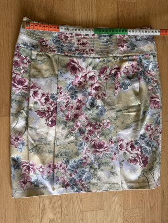 Blumarine Minirock Gr. 36 Blumenmuster Sommerrock, neuwertig