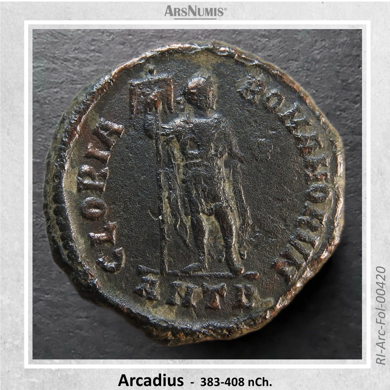 Alle Münzen: Römische Münze - Arcadius – Gebraucht aus Oberwil b. Zug von ArsNumis 1