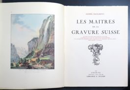 Gravure suisse – Les maîtres – 52 planches – 1935