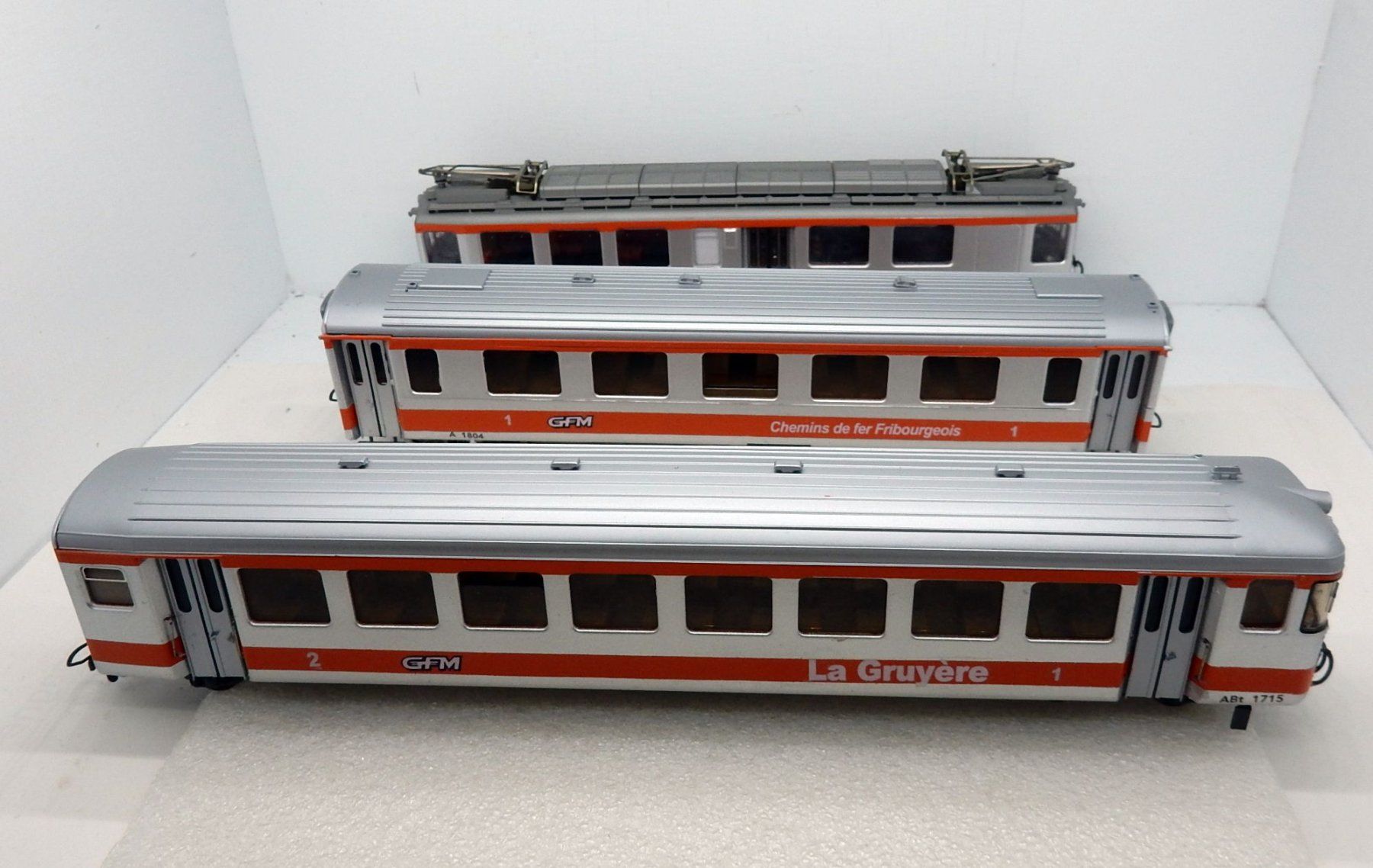Bemo Trains électriques: Hom- Bemo  - "GFM"  Rame  Réversible de 3 éléments – D'occasion à Locarno par Gudrun2 2