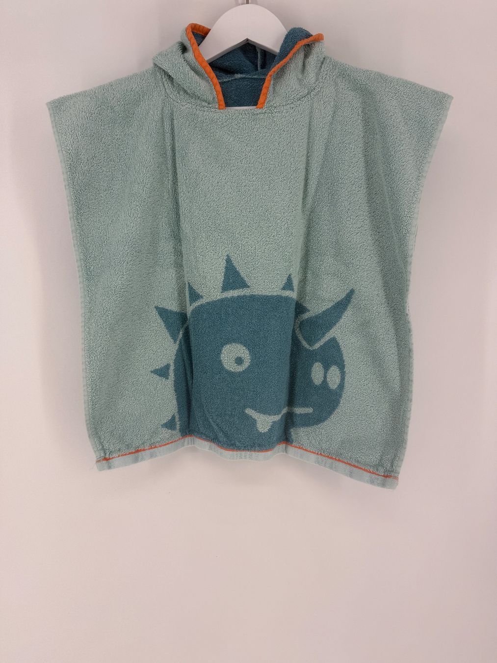 Bademäntel: Frottee Poncho/ Badeponcho mit Dino – Gebraucht aus Auenstein von moin.