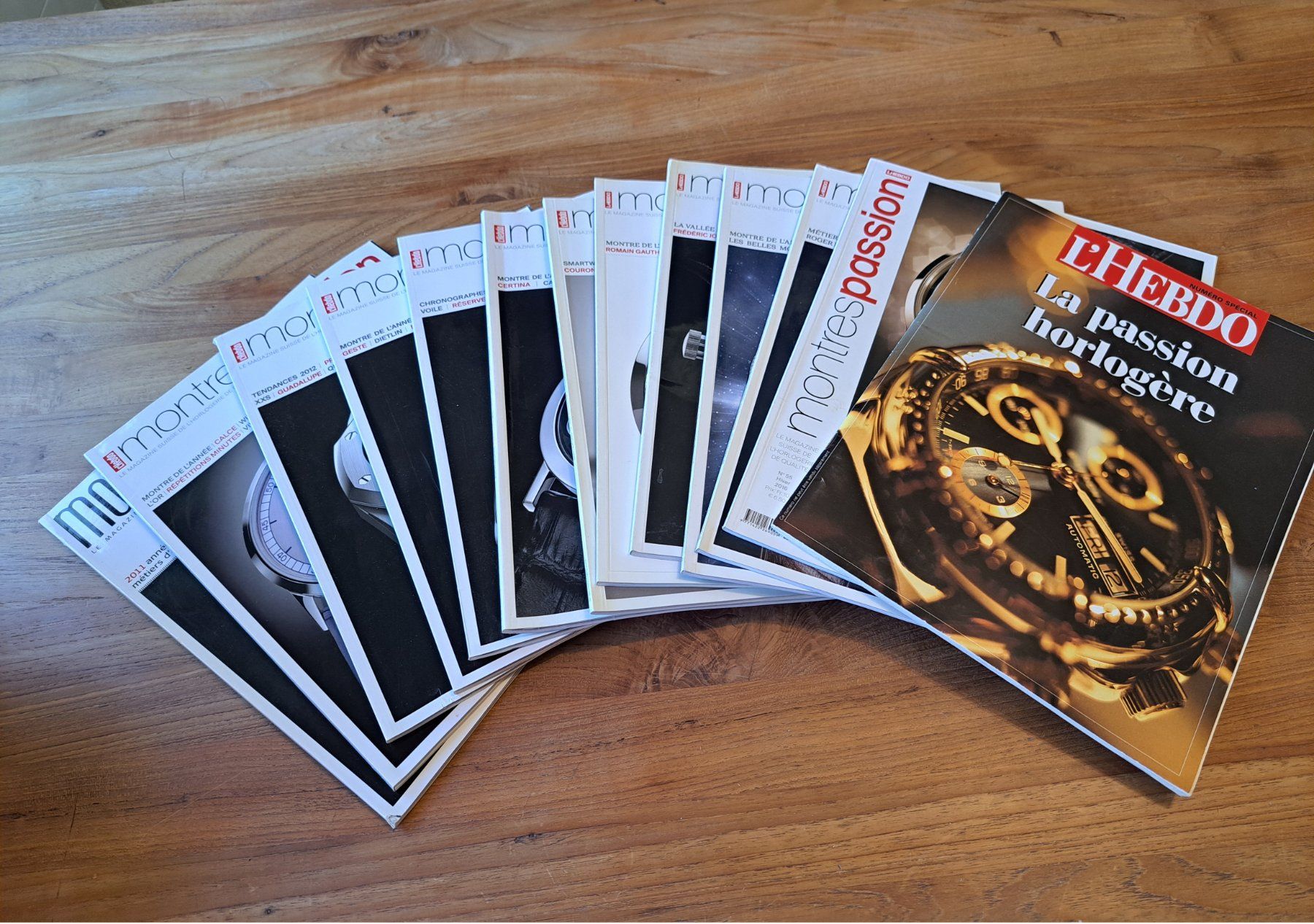 Zeitschriften & Magazine: L'Hebdo "Montres Passion" collection 1994 - 2016 – Gebraucht aus Biel/Bienne von ESOXMAN 4