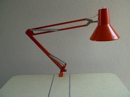 Architektenlampe orange Bürolampe Leuchte vintage 8