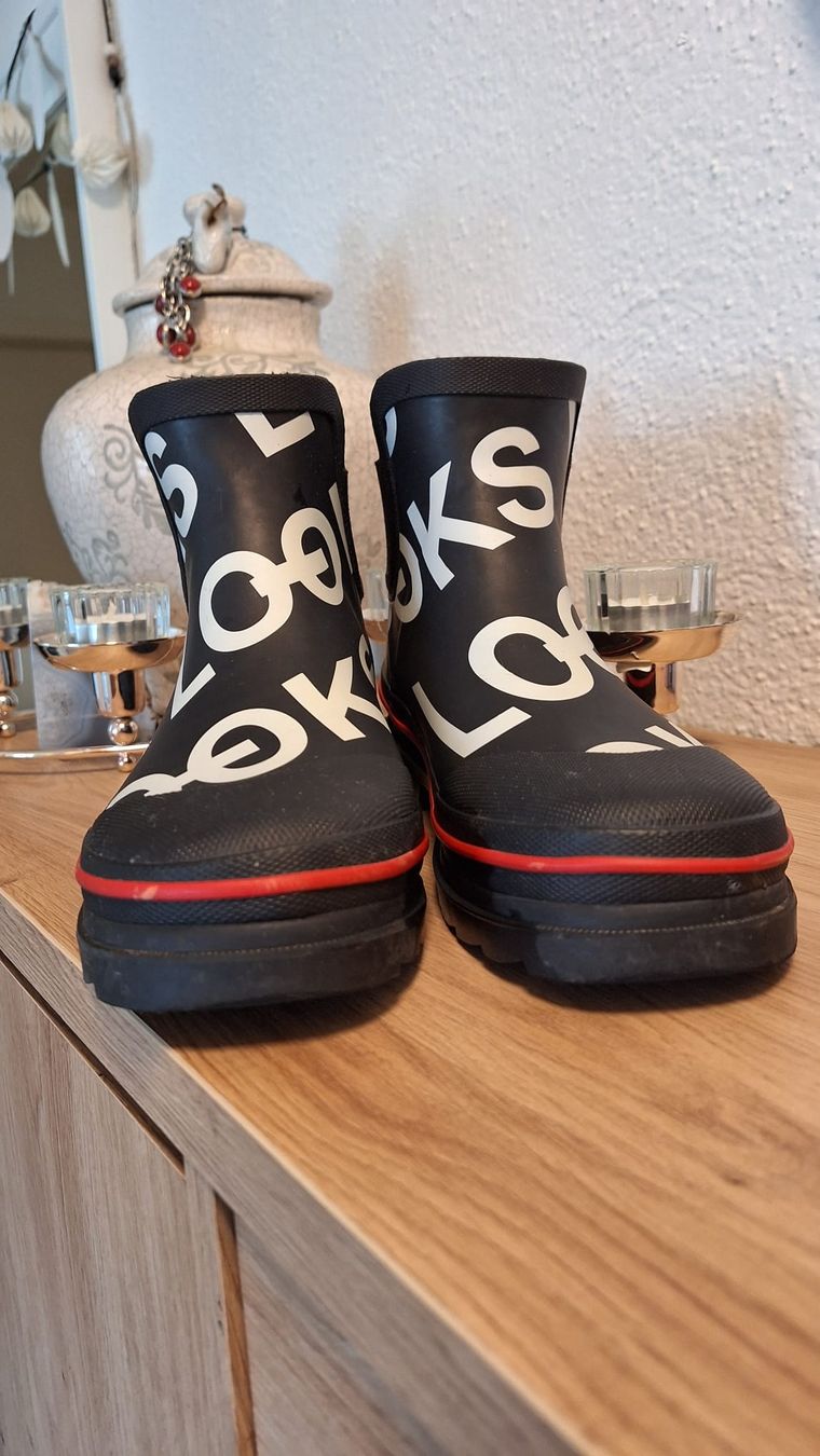Joop Damenschuhe: Gummistiefelette Design by W. Joop – Gebraucht aus Luzern von pie_y7zc 1