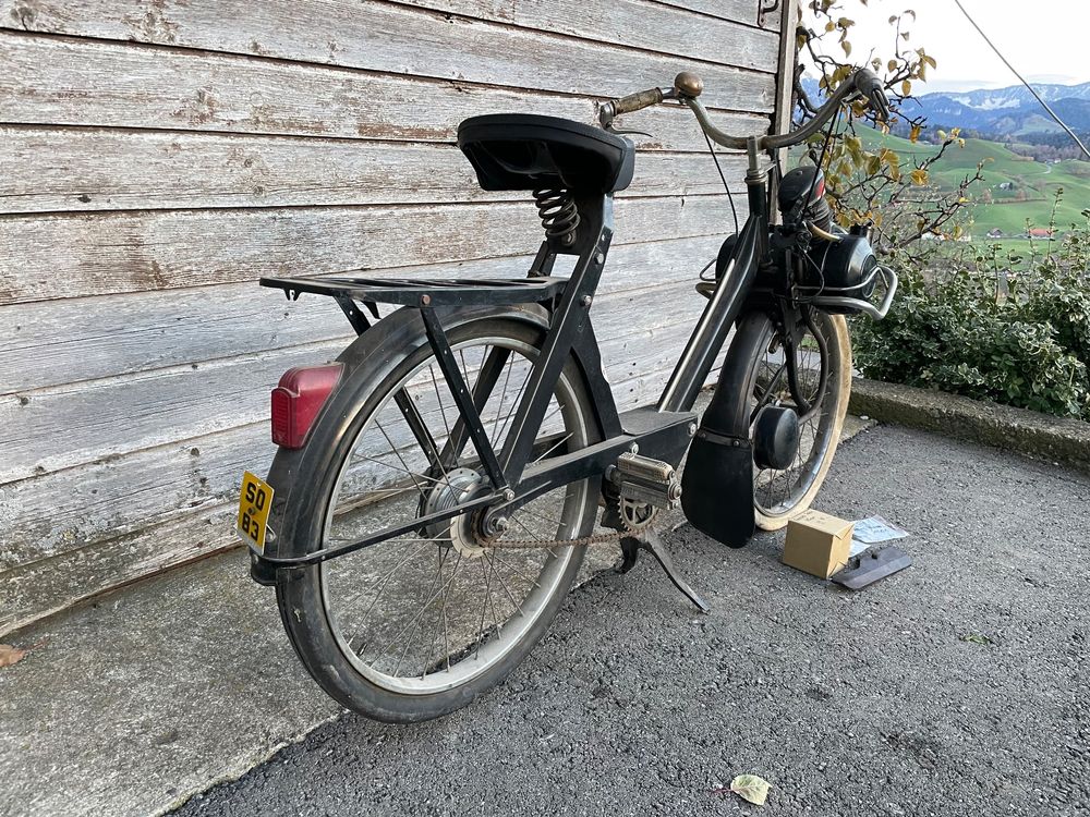 Benzintank Schwarz Für Velo Solex 3800 – Kraftstofftank Inkl. Tankdeckel, Ersatz Für Solex Mofas 50 2T AC