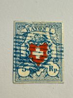 1851, Rayon I, ZNr. 9II, gestempelt