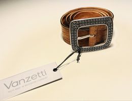 Vanzetti Ledergürtel, Farbe Baileys, 95 cm