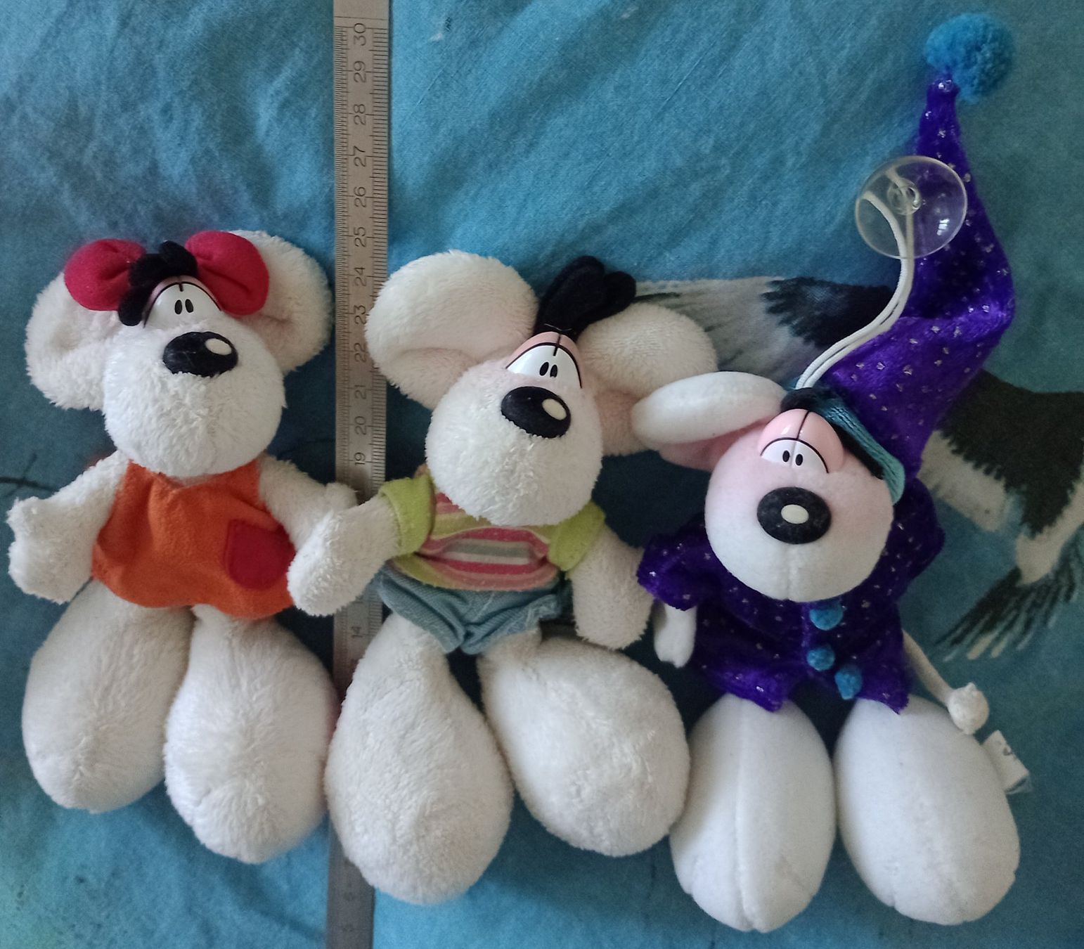 Spielzeuge: Diddl. Drei Diddls je ca.14cm. – Gebraucht aus Solothurn von