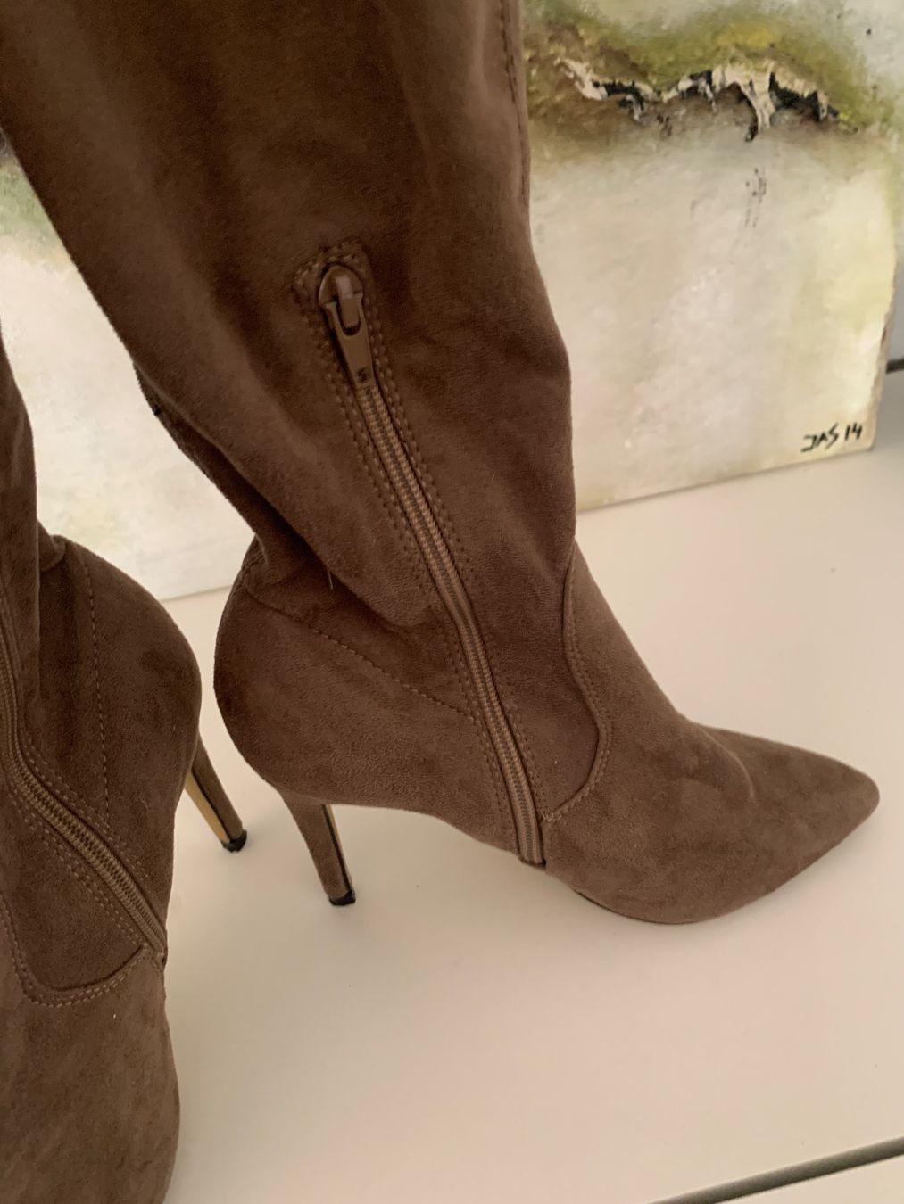Scarpe da donna: Overknees wildlederoptik, 38 – Usato da Wallisellen venduto da preloved.fastfashion 2