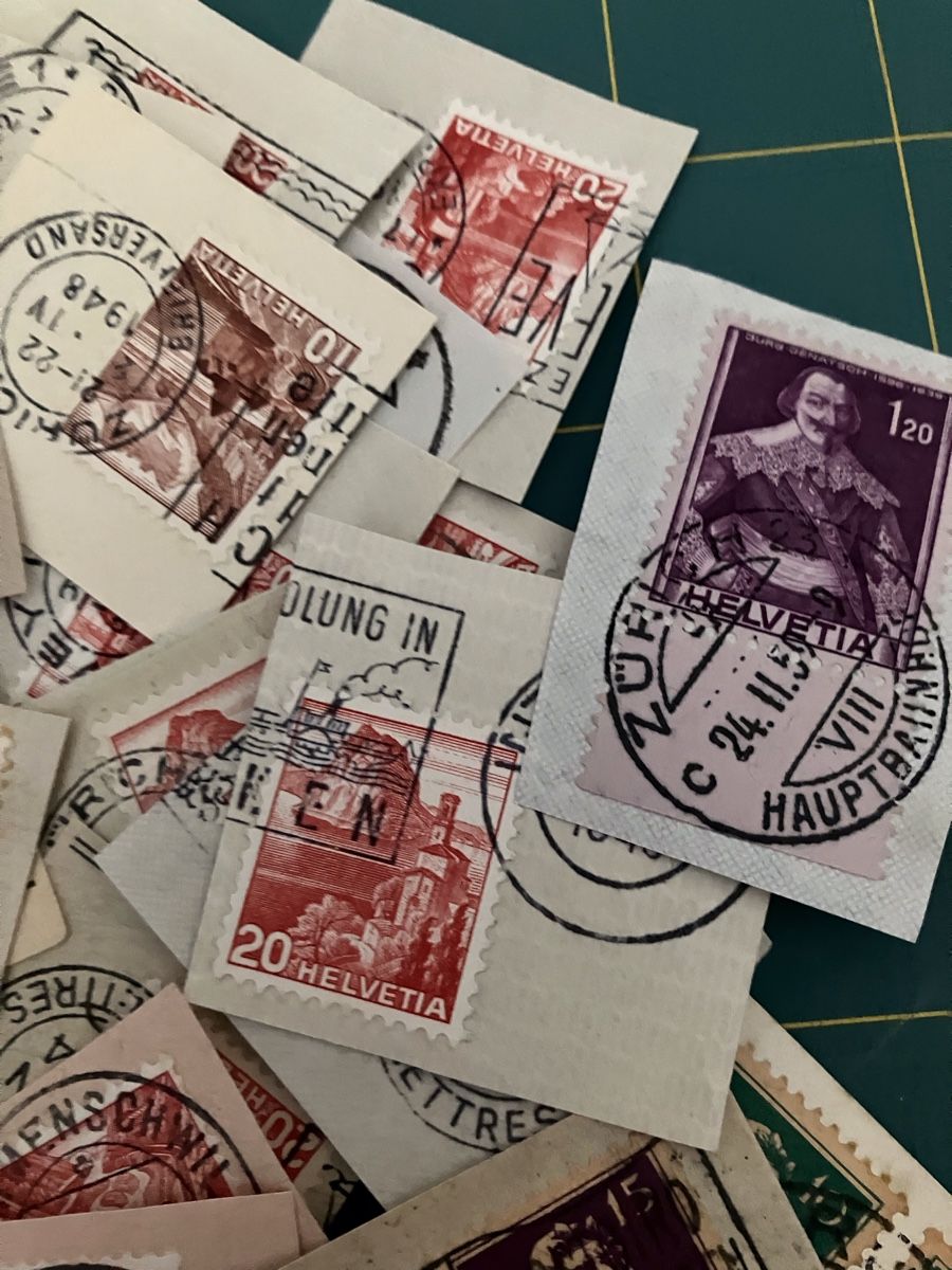 Alle Briefmarken: Briefmarken mit stemmpel – Gebraucht aus Bettwiesen von Jumpingfox 2