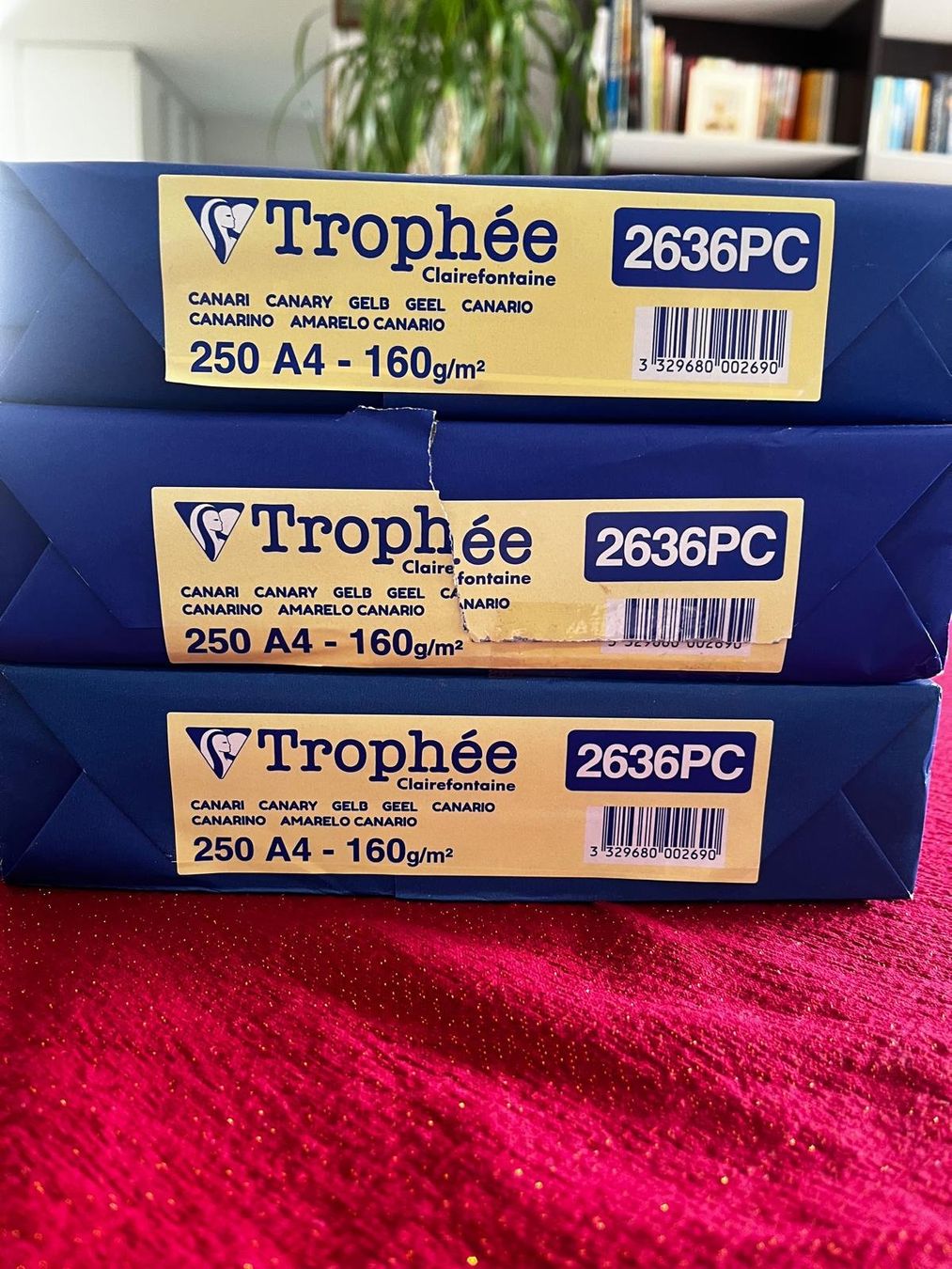 Clairefontaine Carta: A4 Papier 160gm2, gelb, 2.5 Packungen Trophée – Nuovo (secondo la descrizione) da Bözberg venduto da sojana