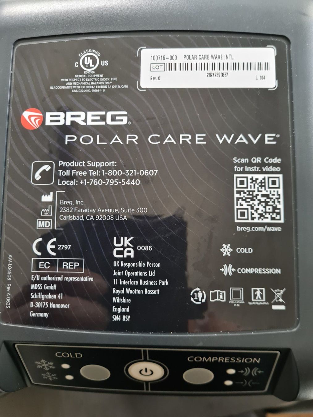 Attrezzature mediche: Kältetherapiegerät BERG POLAR CADE WAVE inkl. Adapter – Usato da Flühli LU venduto da Siro1998