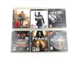 PS3 Spiele Bundle - CoD MW2, MW3, BO2, BF3,Fear2,Killzone2