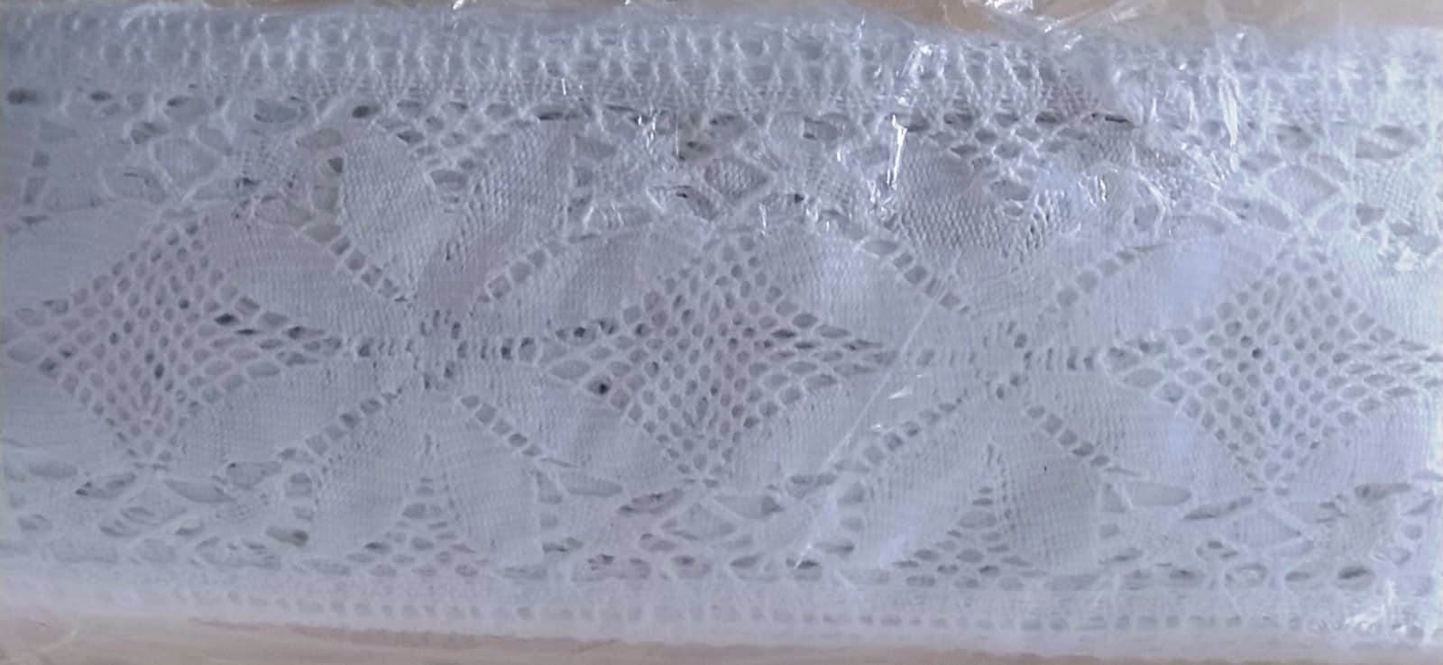 Tessuti: Tüllspitze Dentelle mécanique- 25 Meter - – Nuovo e nell'imballaggio originale da Zürich venduto da -italo- 6