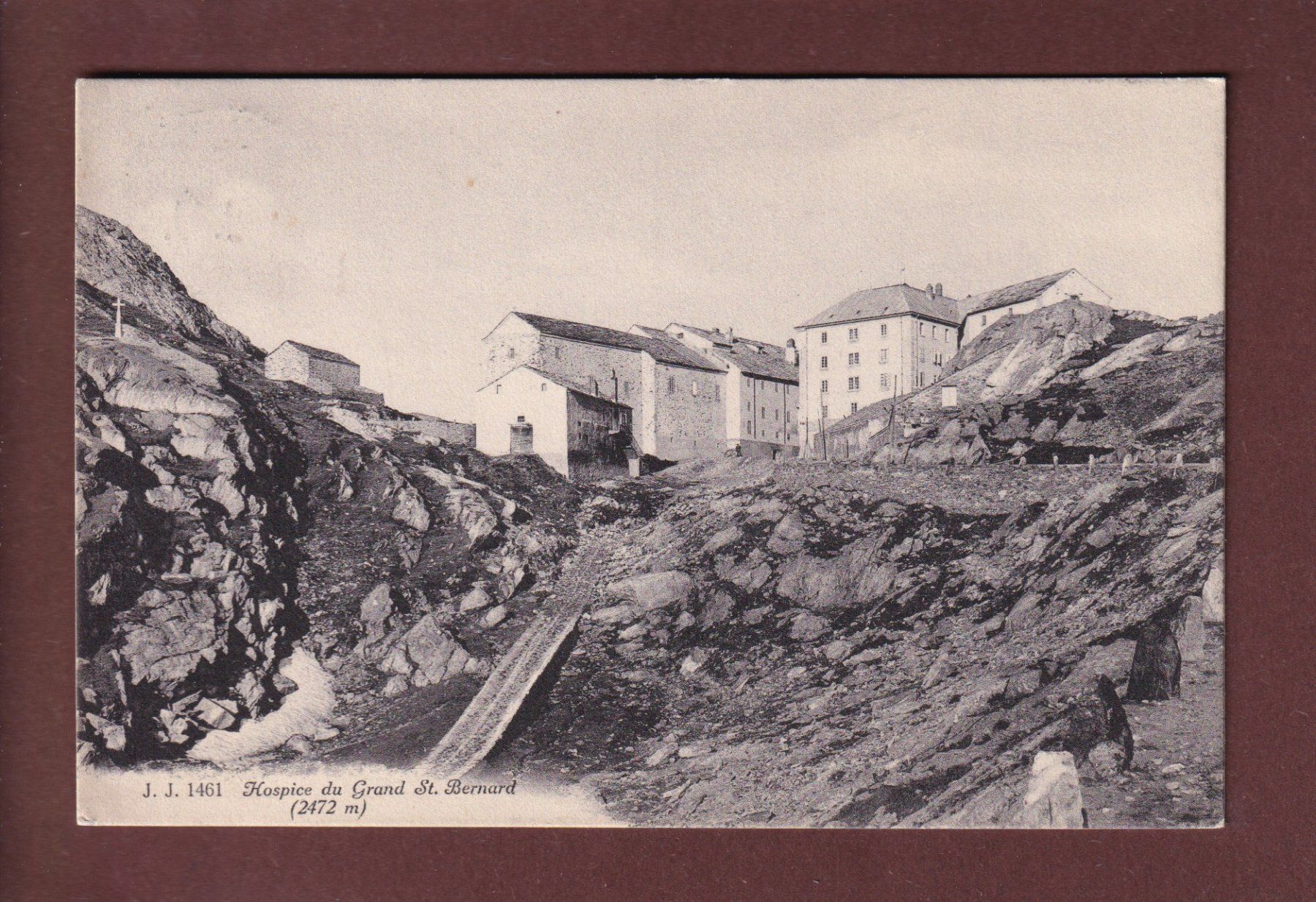 Cartoline postali: Hospice du GRAND-SAINT-BERNARD - 1913 – Usato da Pully venduto da nicecards