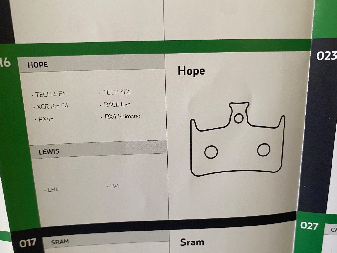 Hope Ersatzteile: Bremsbeläge Hope Scheibenbremse – Neu und originalverpackt aus Bern von HalloVelo._. 2