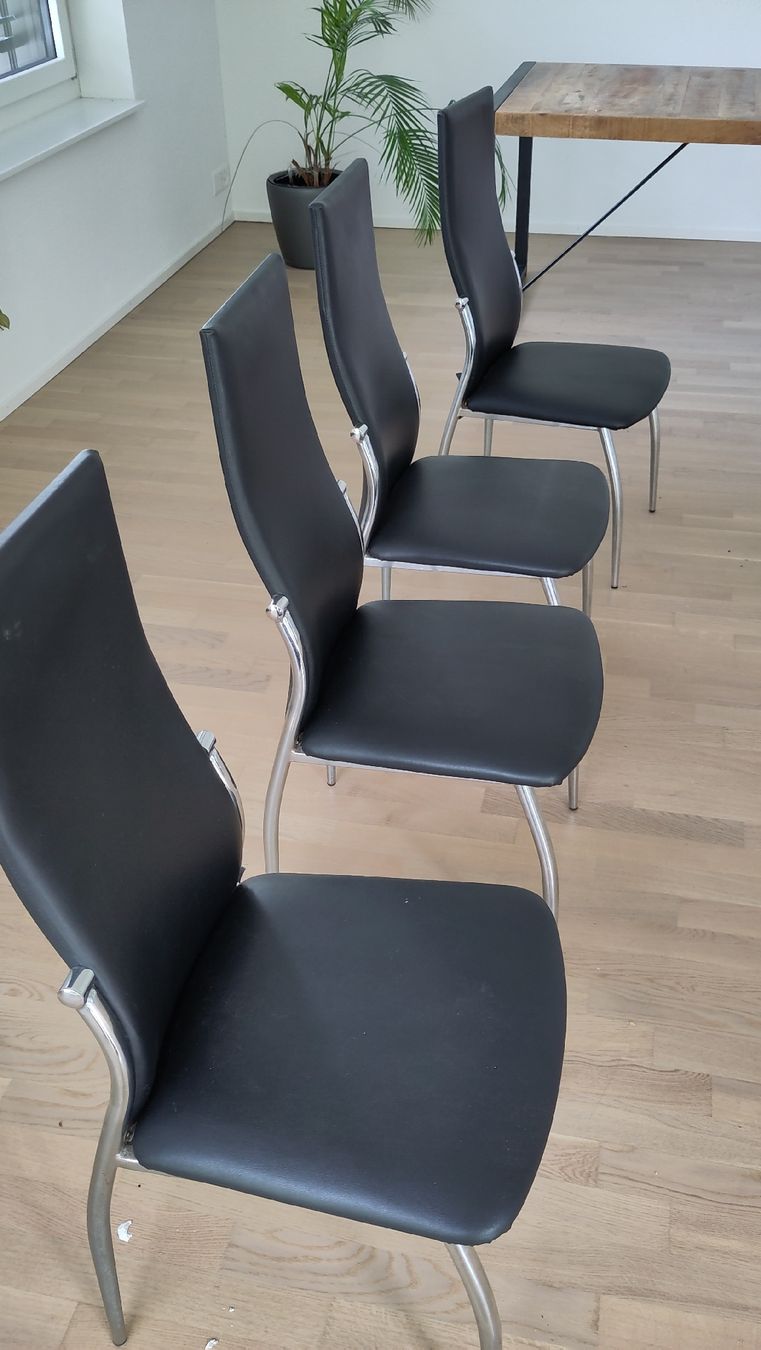 Sedie: Esszimmerstühle 4er Set Schwarz – Usato da Glattpark(Opfikon) venduto da gia_55rs 3