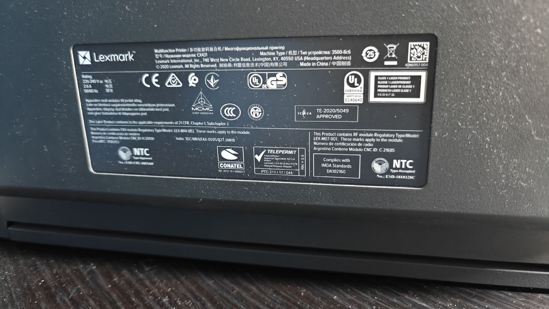 Lexmark Drucker: Lexmark CX431 Multifunktionsdrucker – Gebraucht aus Bern von Kusi_l 1
